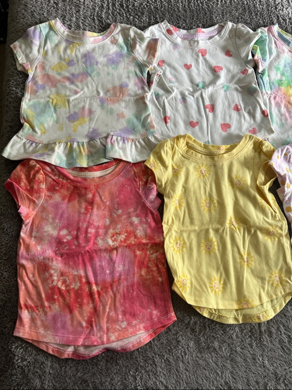 Set of 10 Cat & Jack, 18M toddler girls t-shirts